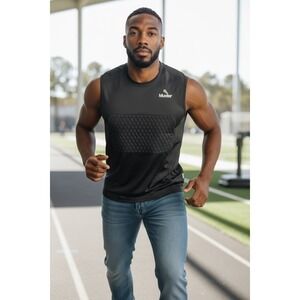Mueller Diamond Pad‎ 3-Pad Sleeveless Padded Compression Shirt Black XXL 60905